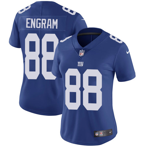 Nike Giants #88 Evan Engram Royal Blue Team Color Women's Stitched NFL Vapor Untouchable Limited Jersey